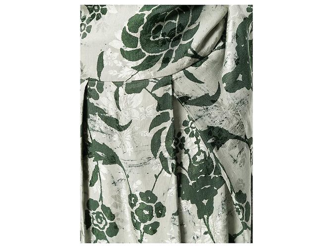 Falda floral gris Dries Van Noten Verde Arena - vista 5