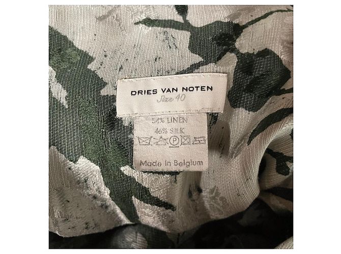 Falda floral gris Dries Van Noten Verde Arena - vista 6