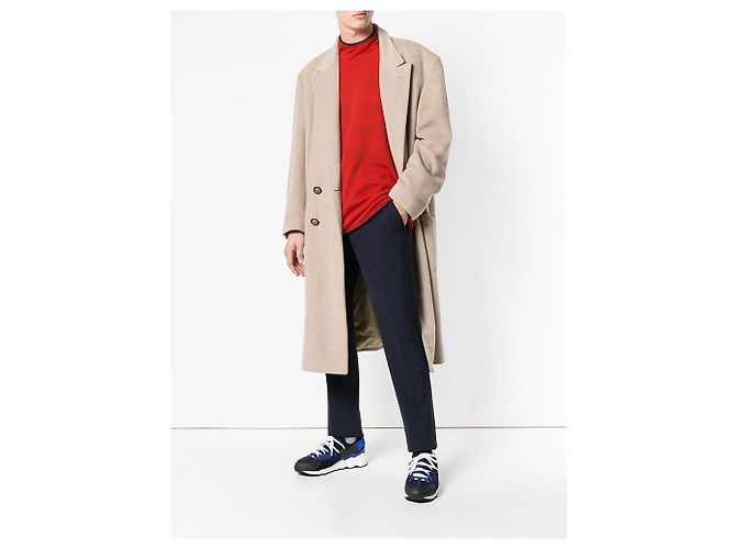 Oranger Wollpullover Issey Miyake - Ansicht 2