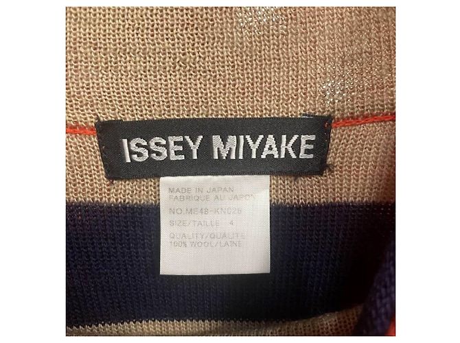 Oranger Wollpullover Issey Miyake - Ansicht 6