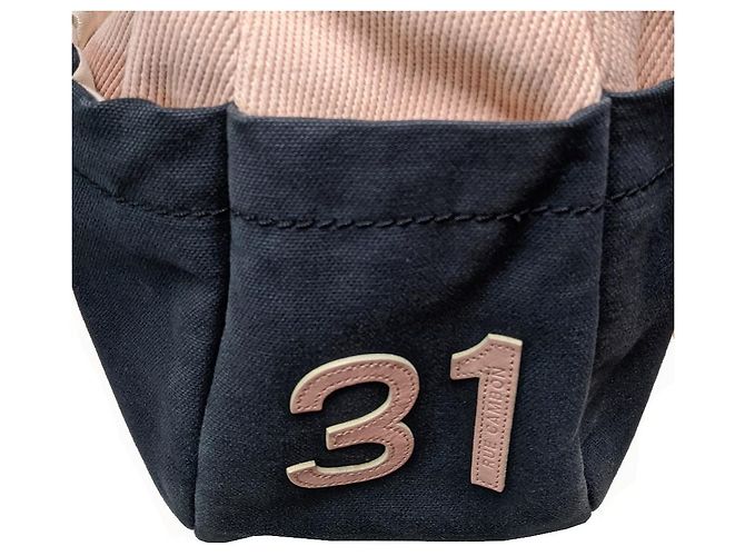 Chanel Bicolor Stofftasche - 2000er Pink Blau Sand - Ansicht 6