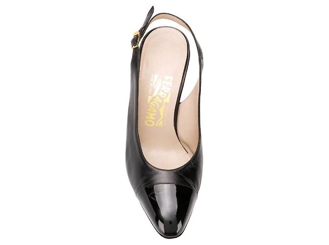 Salvatore Ferragamo Nero Slingback - vista 4