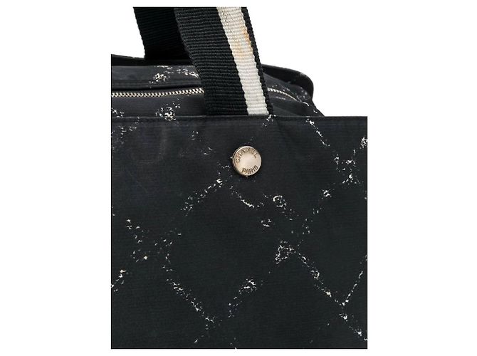 Borsa in tessuto blu scuro Chanel Bordò - vista 4