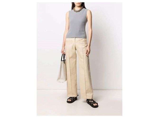 Giorgio Armani graue ärmellose Bluse - Ansicht 2