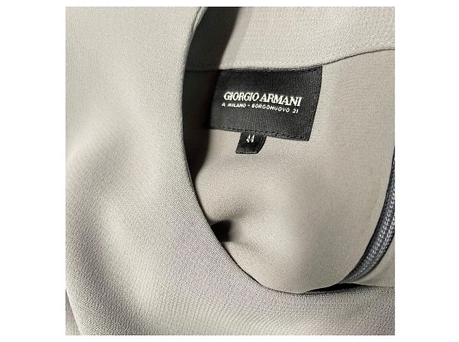 Giorgio Armani graue ärmellose Bluse - Ansicht 6
