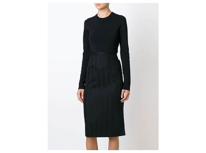 Jean Louis Scherrer Falda midi negra Jean-Louis Scherrer Negro - vista 2