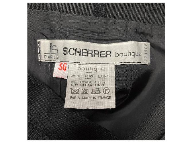 Jean Louis Scherrer Falda midi negra Jean-Louis Scherrer Negro - vista 6