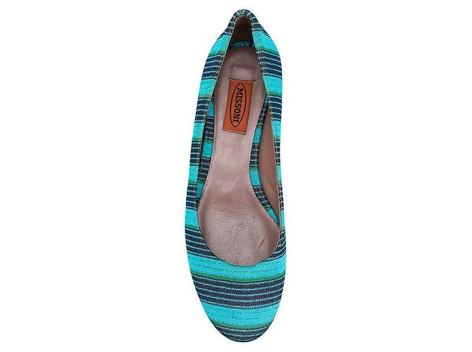 Ballerine Missoni blu e multicolori Multicolore - vista 4