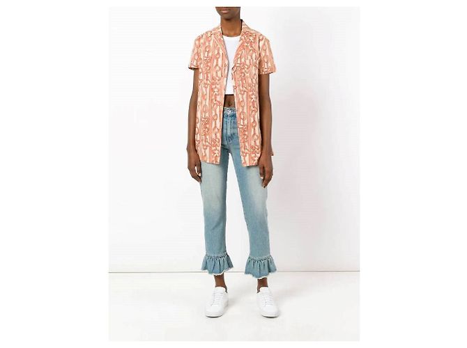 Camicia stampata floreale Romeo Gigli - anni 2000 Rosa - vista 2
