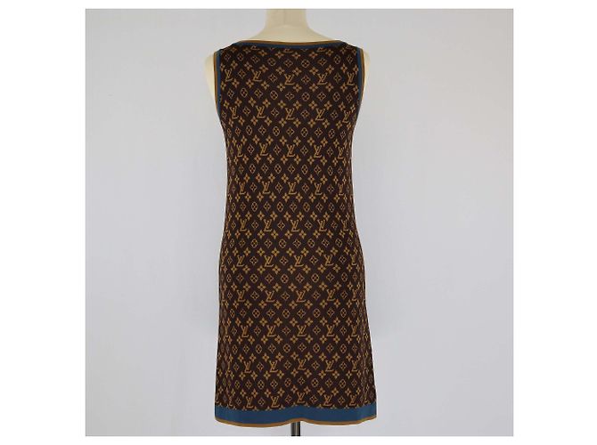 Vestido de punto sin mangas en jacquard Monogram Louis Vuitton - vista 3