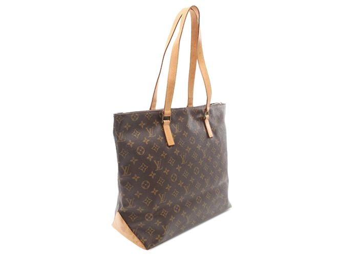 Borsa tote Cabas Mezzo in monogramma marrone Louis Vuitton - vista 2