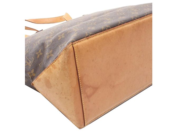 Borsa tote Cabas Mezzo in monogramma marrone Louis Vuitton - vista 7