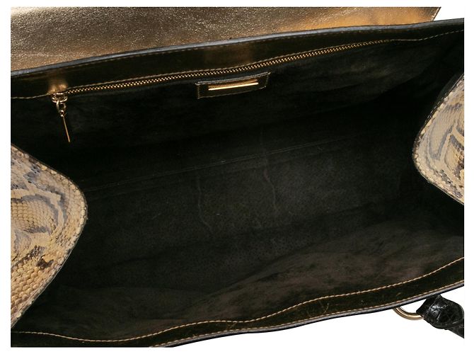 Dolce & Gabbana Python Handtasche Beige & Braun - Ansicht 6