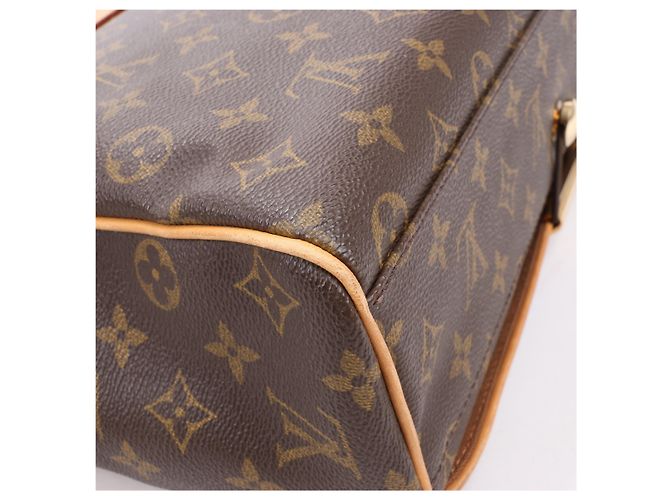 Borsa a tracolla Abbesses in tela Monogram Louis Vuitton M45257 Marrone - vista 11