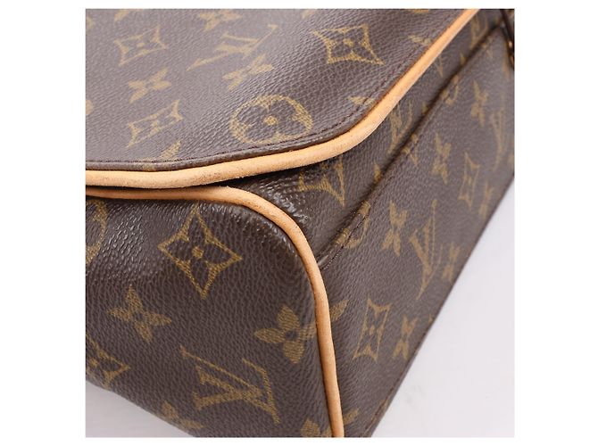 Borsa a tracolla Abbesses in tela Monogram Louis Vuitton M45257 Marrone - vista 9