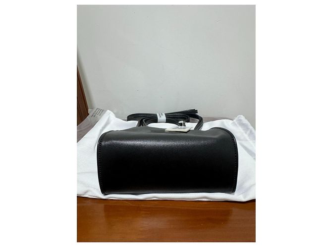 Autre Marque Borsa in pelle nera Nero - vista 5
