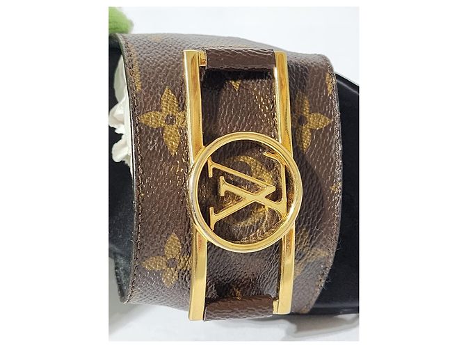 Louis Vuitton Lock it mule basso Marrone/Nero Taglia 38 - vista 5