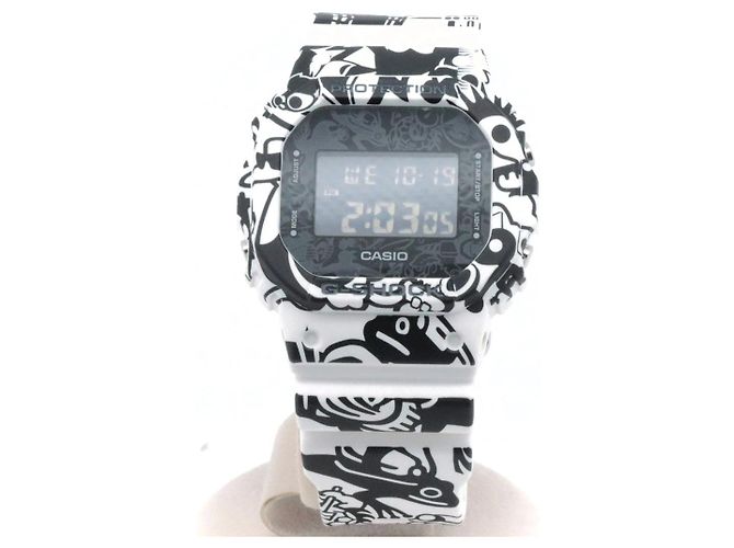 Autre Marque Casio G-UNIVERSE Edelstahl Uhr Schwarz - Ansicht 2