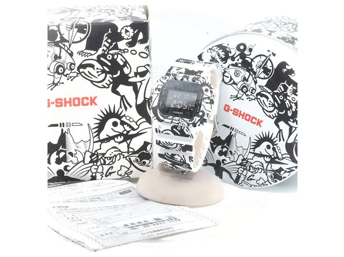 Autre Marque Casio G-UNIVERSE Edelstahl Uhr Schwarz - Ansicht 7