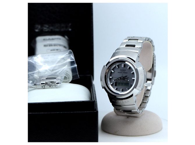 Autre Marque Casio G-SHOCK AMW-500 Edelstahl Silber - Ansicht 5
