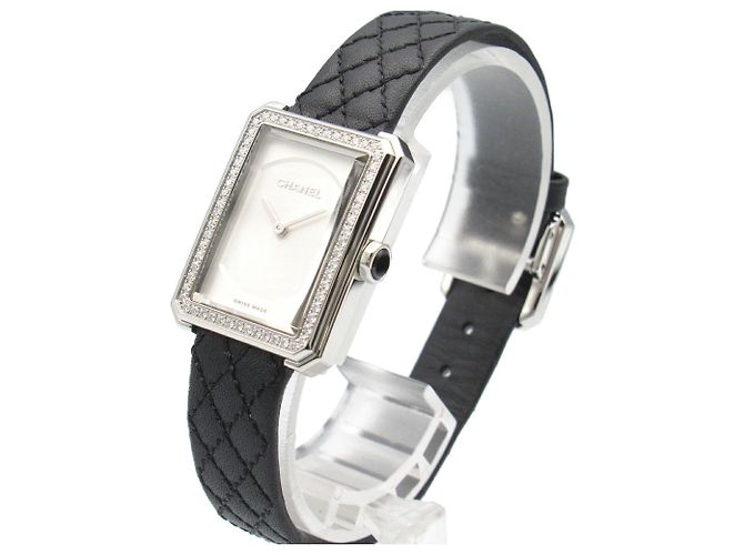 Reloj Chanel Boyfriend con bisel de diamantes - vista 3