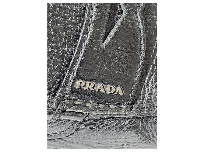 Mocassini in pelle Prada neri misura 10 Nero - vista 7