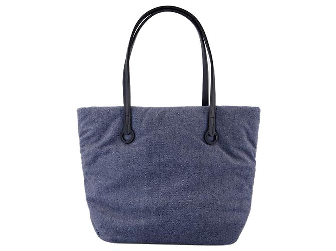 JW Anderson Kleine Puffy Anchor Shopper Tasche - J.W. Anderson - Polyester - Blau - Ansicht 3