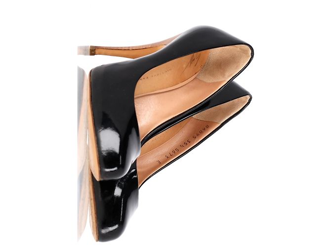 Pumps Giuseppe Zanotti in pelle verniciata nera Nero - vista 10