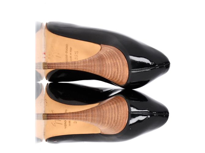 Pumps Giuseppe Zanotti in pelle verniciata nera Nero - vista 11