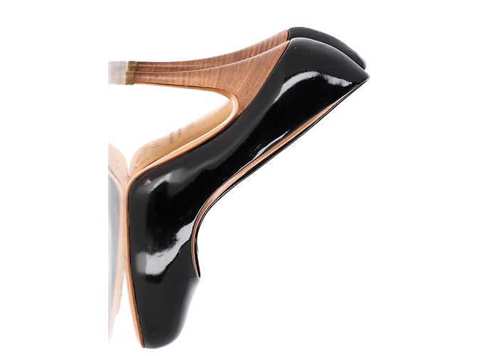 Pumps Giuseppe Zanotti in pelle verniciata nera Nero - vista 7