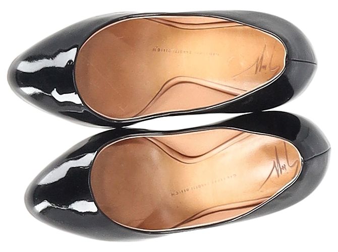 Pumps Giuseppe Zanotti in pelle verniciata nera Nero - vista 8