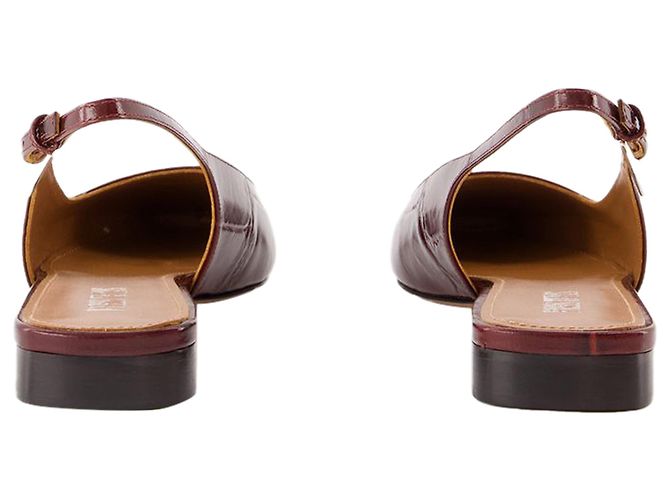 Bettina 10 Slingback - Paris Texas - Leder - Burgunder - Ansicht 3