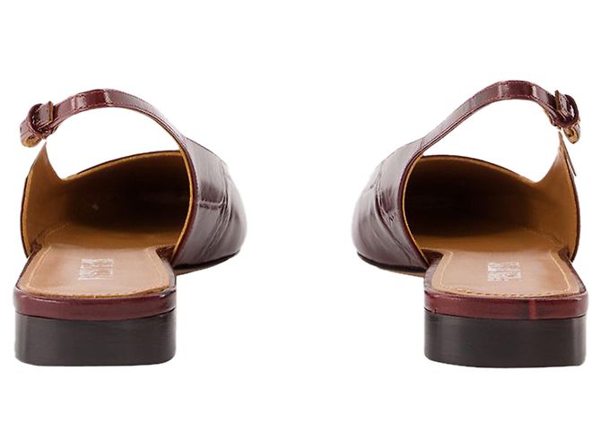 Bettina 10 Slingback - Paris Texas - Leder - Burgunder - Ansicht 3