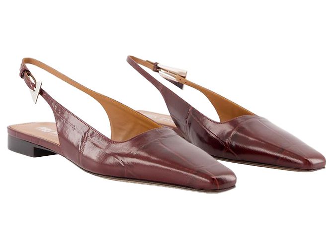 Bettina 10 Slingback - Paris Texas - Leder - Burgunder - Ansicht 2