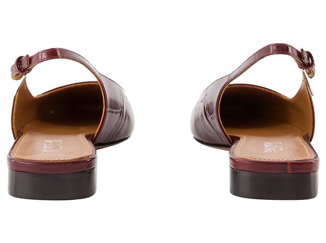 Bettina 10 Slingback - Paris Texas - Leder - Burgunder - Ansicht 3