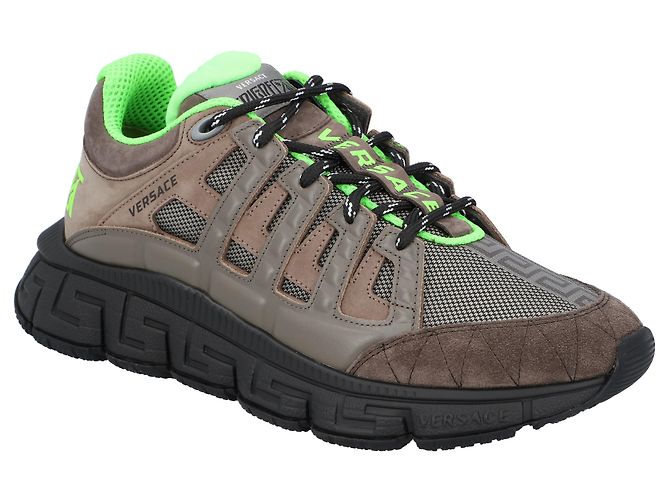 Versace Sneaker Trigreca Grigio - vista 5