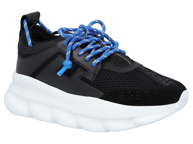 Versace Sneaker Reazione a Catena Nero - vista 5