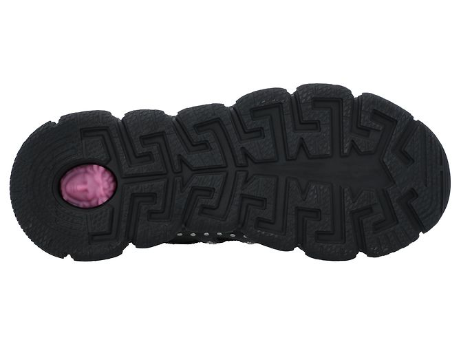 Versace Sneaker Trigreca con borchie Nero - vista 4