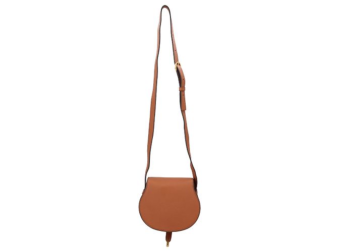 Bolso Chloé Marcie Small Saddle Marrón - vista 3