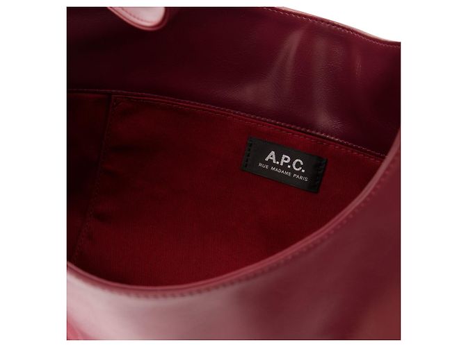 Apc Ninon Shopper Tasche - A.P.C. - Synthetisch - Burgunder - Ansicht 4