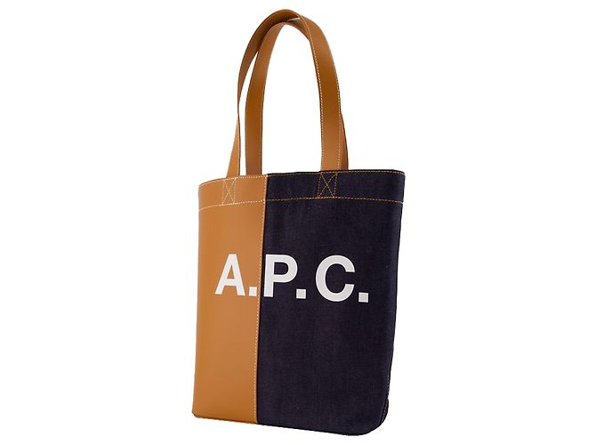 Apc Borsa Tote Axel - A.P.C. - Cotone - Caramello - vista 2