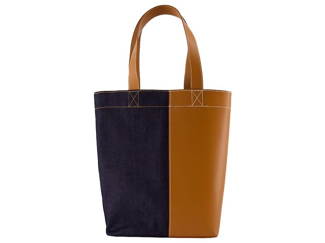 Apc Borsa Tote Axel - A.P.C. - Cotone - Caramello - vista 3