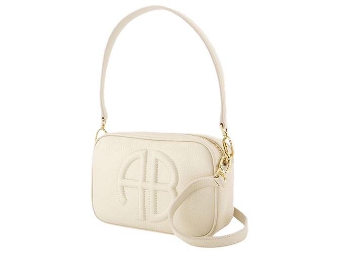 Bolsa transversal Lili - ANINE BING - Couro - Bege - vista 2