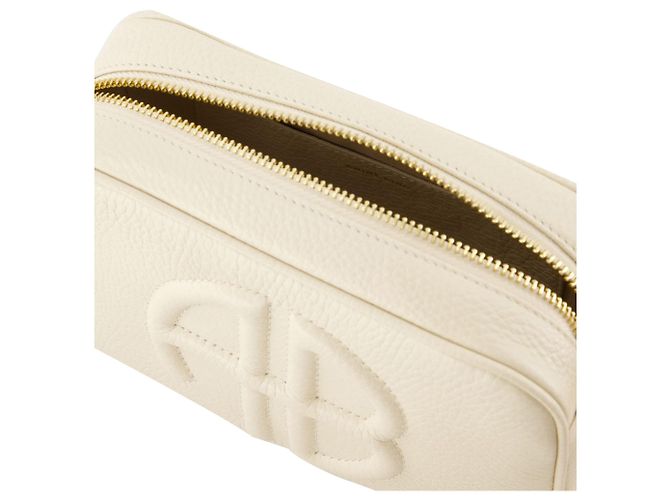 Bolsa transversal Lili - ANINE BING - Couro - Bege - vista 4