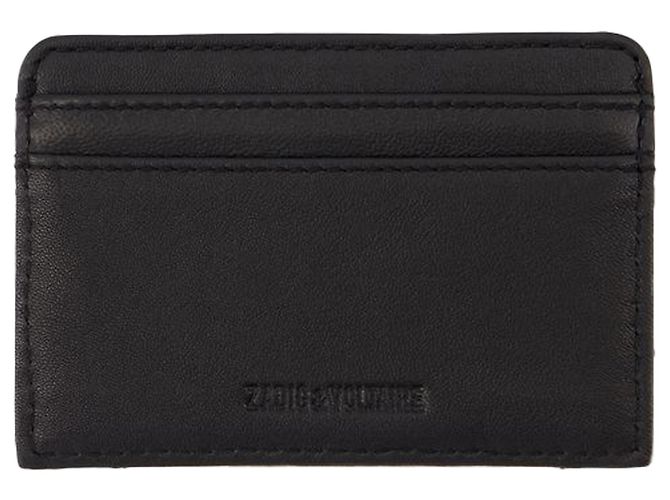 Zv Pass Lucky Charms Porte-Cartes - Zadig & Voltaire - Cuir - Noir - vue 2