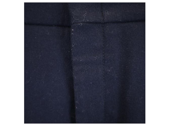 Gucci Anzughose mit elastischem Saum aus marineblauer Wolle - Ansicht 2