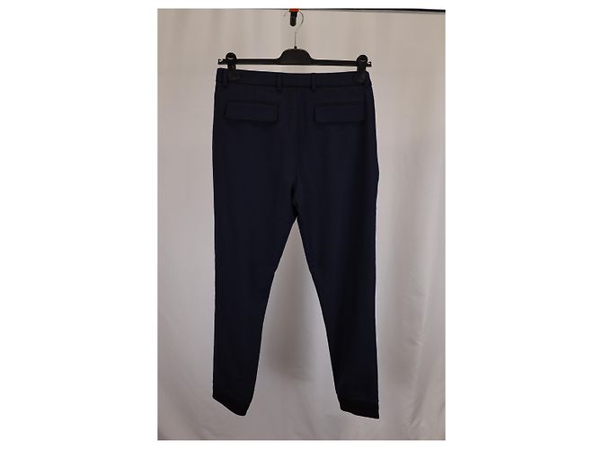 Gucci Anzughose mit elastischem Saum aus marineblauer Wolle - Ansicht 7