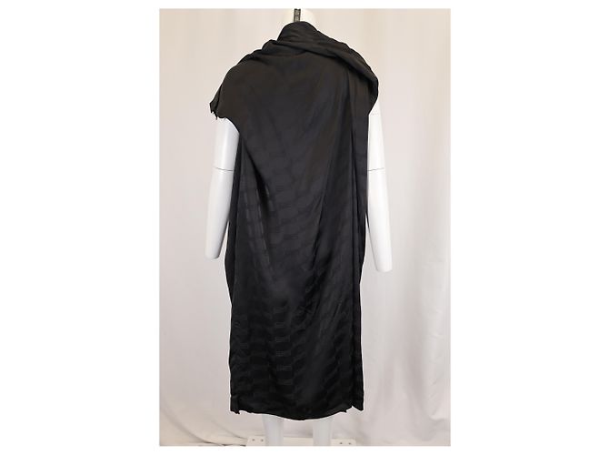 Day Corbata de cuello en jacquard logo BB Midi de Balenciaga en viscosa negra - vista 12