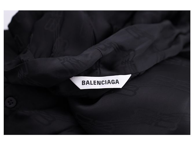 Day Corbata de cuello en jacquard logo BB Midi de Balenciaga en viscosa negra - vista 13