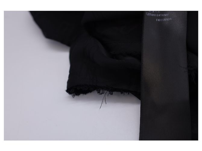 Day Corbata de cuello en jacquard logo BB Midi de Balenciaga en viscosa negra - vista 16